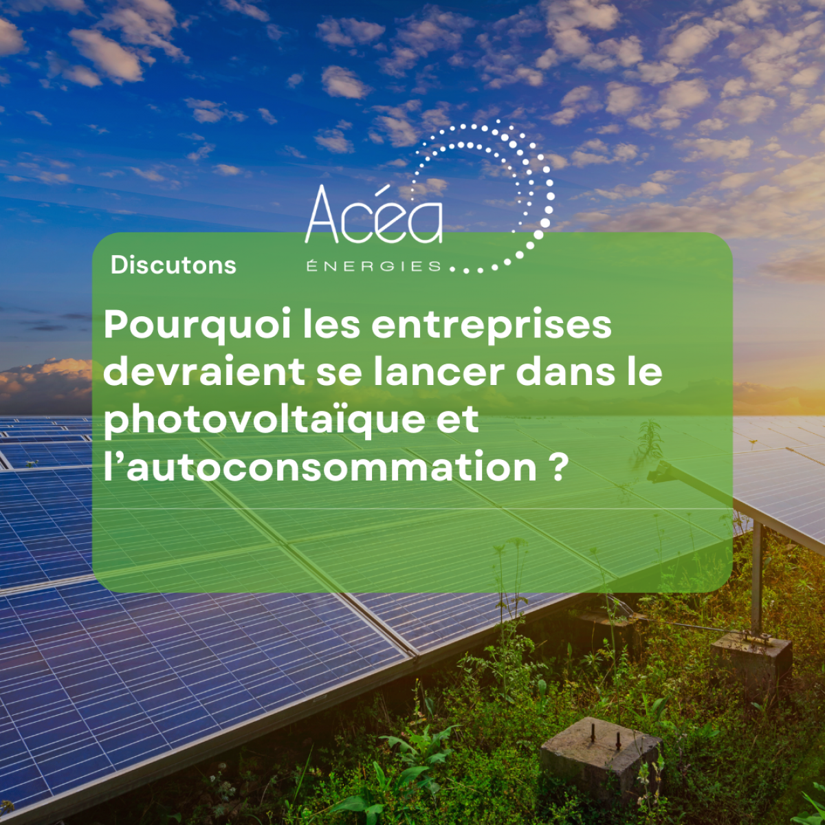 découvrez comment notre entreprise vous aide à tirer le meilleur parti des panneaux solaires. profitez d'expertises personnalisées et de solutions adaptées pour maximiser votre investissement énergétique et réduire vos coûts. contactez-nous dès aujourd'hui pour une consultation gratuite!