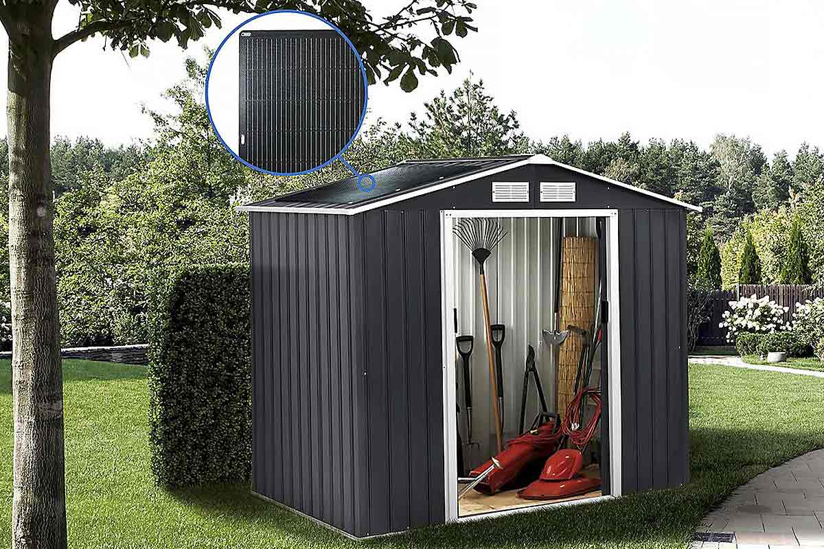 découvrez notre abri jardin solarisé, alliant praticité et écologie. idéal pour ranger vos outils tout en profitant d'une source d'énergie renouvelable, cet abri s'intègre parfaitement dans votre jardin. optez pour une solution durable et esthétique.