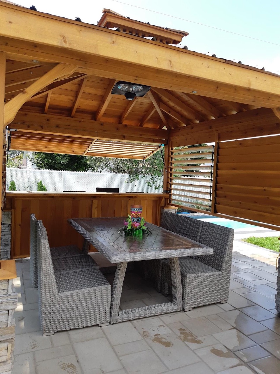 découvrez nos abris soleil en bois, alliant esthétisme et fonctionnalité. protégez-vous des rayons du soleil tout en ajoutant une touche chaleureuse à votre jardin. idéal pour créer un espace convivial et relaxant.