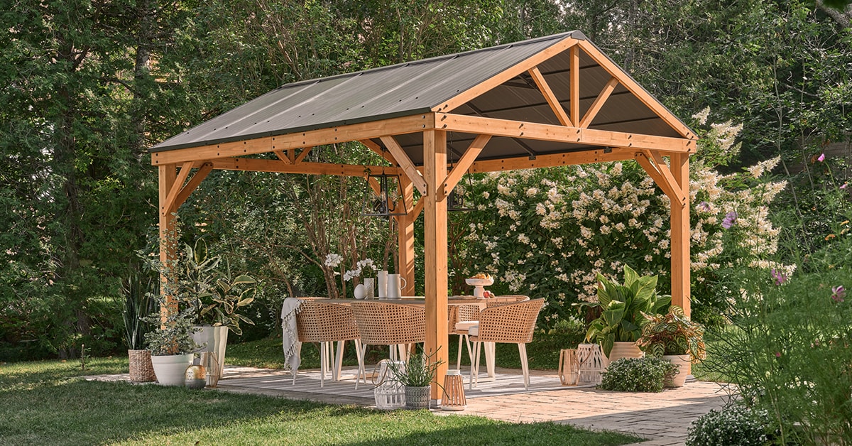 découvrez notre sélection d'abris soleil en bois, alliant esthétique et praticité pour profiter de vos espaces extérieurs tout en vous protégeant des rayons du soleil. idéals pour les terrasses, jardins et piscines, ces abris apportent une touche naturelle à votre aménagement extérieur.