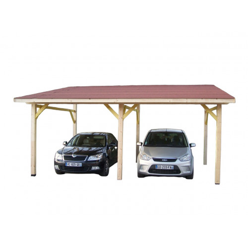 découvrez notre carport double, une solution idéale pour protéger vos véhicules des intempéries tout en offrant un espace supplémentaire pour le rangement. alliant robustesse et élégance, ce carport est facile à installer et s'adapte parfaitement à votre extérieur.