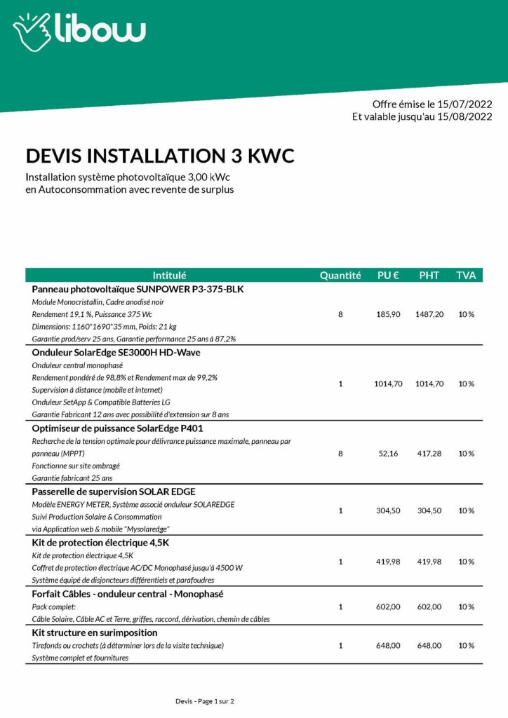 découvrez le coût d'installation d'un système photovoltaïque pour optimiser votre consommation d'énergie et réduire votre facture d'électricité. informez-vous sur les aides disponibles et les bénéfices à long terme de cette solution verte.