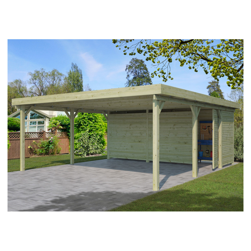 découvrez notre abri voiture en bois, une solution esthétique et durable pour protéger votre véhicule des intempéries. fabriqué avec des matériaux de qualité, cet abri s'intègre harmonieusement dans votre jardin tout en offrant une protection optimale. idéal pour ceux qui recherchent à allier fonctionnalité et style.