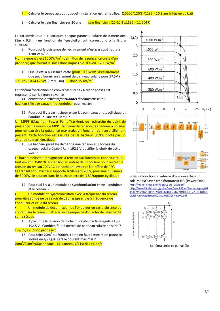 découvrez des exercices corrigés sur le photovoltaïque pour maîtriser les concepts clés de l'énergie solaire. idéal pour les étudiants et professionnels souhaitant approfondir leurs connaissances en systèmes photovoltaïques.