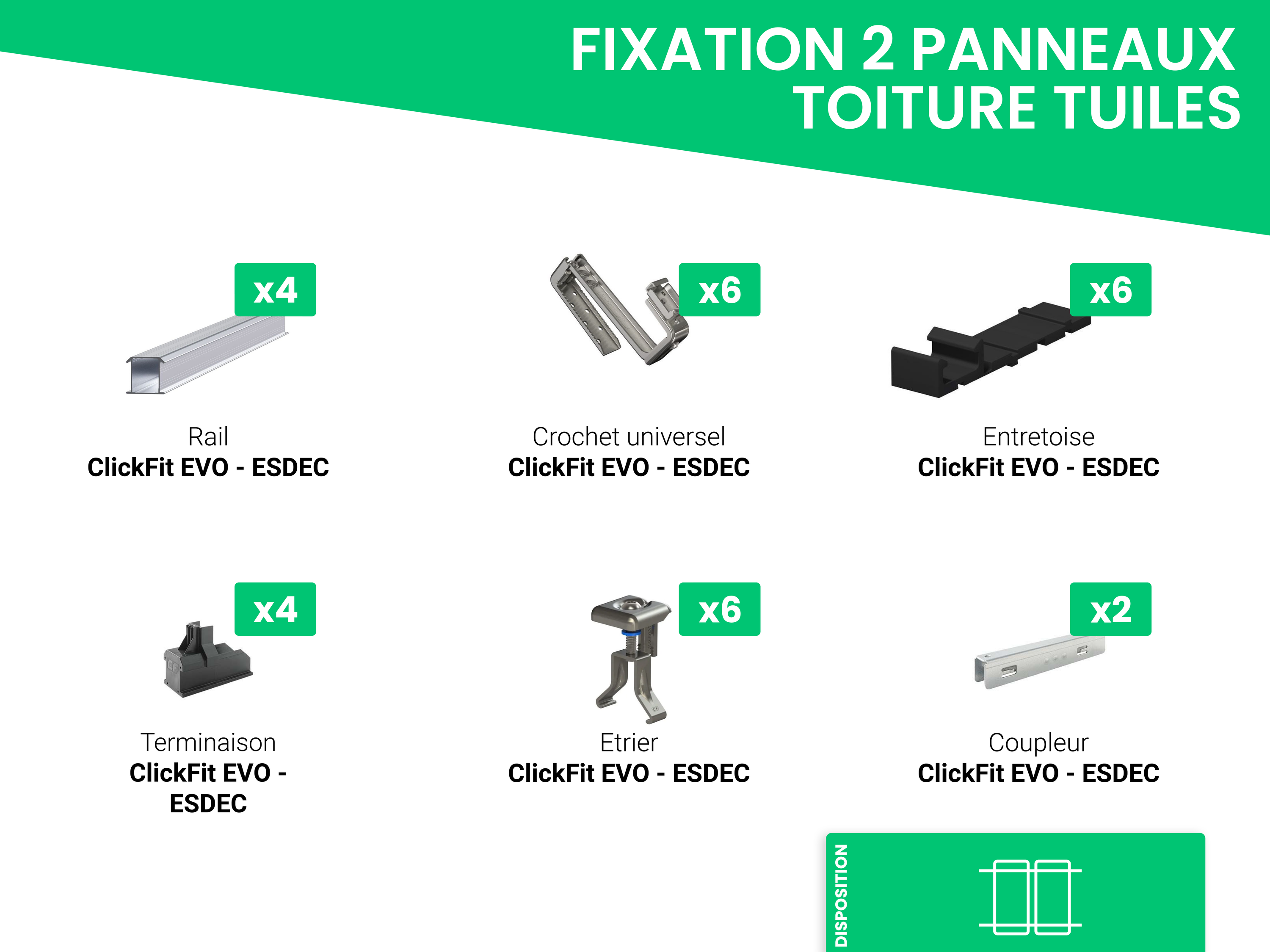 découvrez nos solutions de fixation pour panneaux solaires sur toit, conçues pour garantir une installation sécurisée et durable. optimisez l'efficacité de votre système solaire tout en protégeant votre toiture. choisissez des fixations robustes et adaptées à votre type de toit.