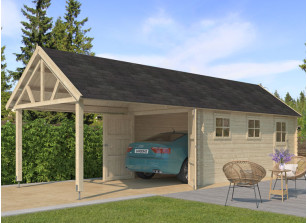 découvrez notre garage en béton spacieux adapté pour deux voitures, offrant robustesse et sécurité pour protéger vos véhicules. idéal pour optimiser votre espace extérieur tout en alliant praticité et esthétique.