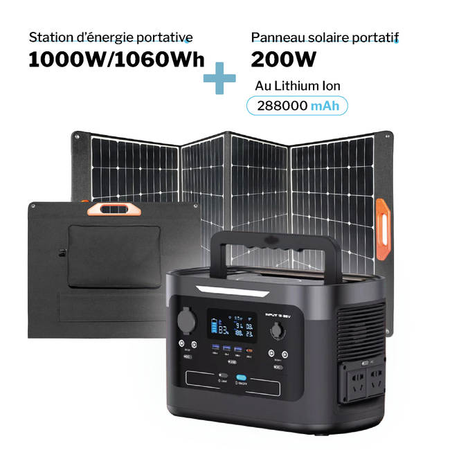 découvrez notre générateur solaire, une solution écologique et économique pour alimenter vos appareils en toute autonomie. idéal pour le camping, les voyages ou comme source d'énergie d'appoint à la maison, notre générateur solaire vous permet de profiter de l'énergie renouvelable où que vous soyez.