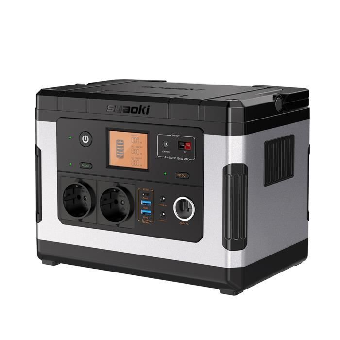 découvrez le générateur suaoki, une solution portable et efficace pour vos besoins énergétiques en extérieur. idéal pour le camping, les sorties en plein air ou les urgences domestiques, ce générateur offre une puissance fiable et une multitude de ports de chargement pour tous vos appareils. légèreté et performance se combinent pour vous garantir une autonomie optimale.