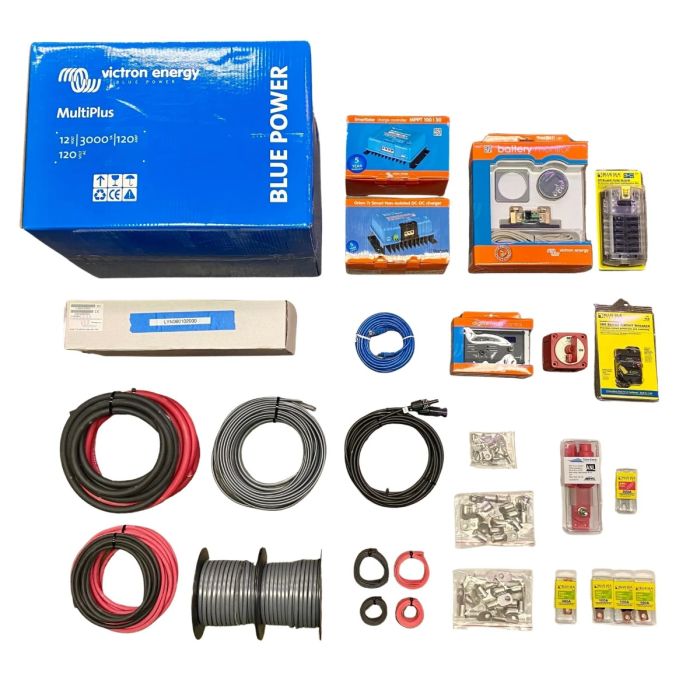 découvrez notre kit élec van complet, conçu pour transformer votre véhicule en un espace de vie autonome et confortable. parfait pour les aventuriers, ce kit comprend tous les éléments essentiels pour l'électricité de votre van, garantissant une installation facile et une utilisation optimale pendant vos voyages. équipez votre van pour l'aventure!
