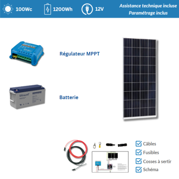 découvrez notre kit solaire camping, idéal pour vos aventures en plein air. profitez d'une énergie renouvelable et autonome pour recharger vos appareils, éclairer votre espace et savourer le plaisir du camping tout en respectant l'environnement.