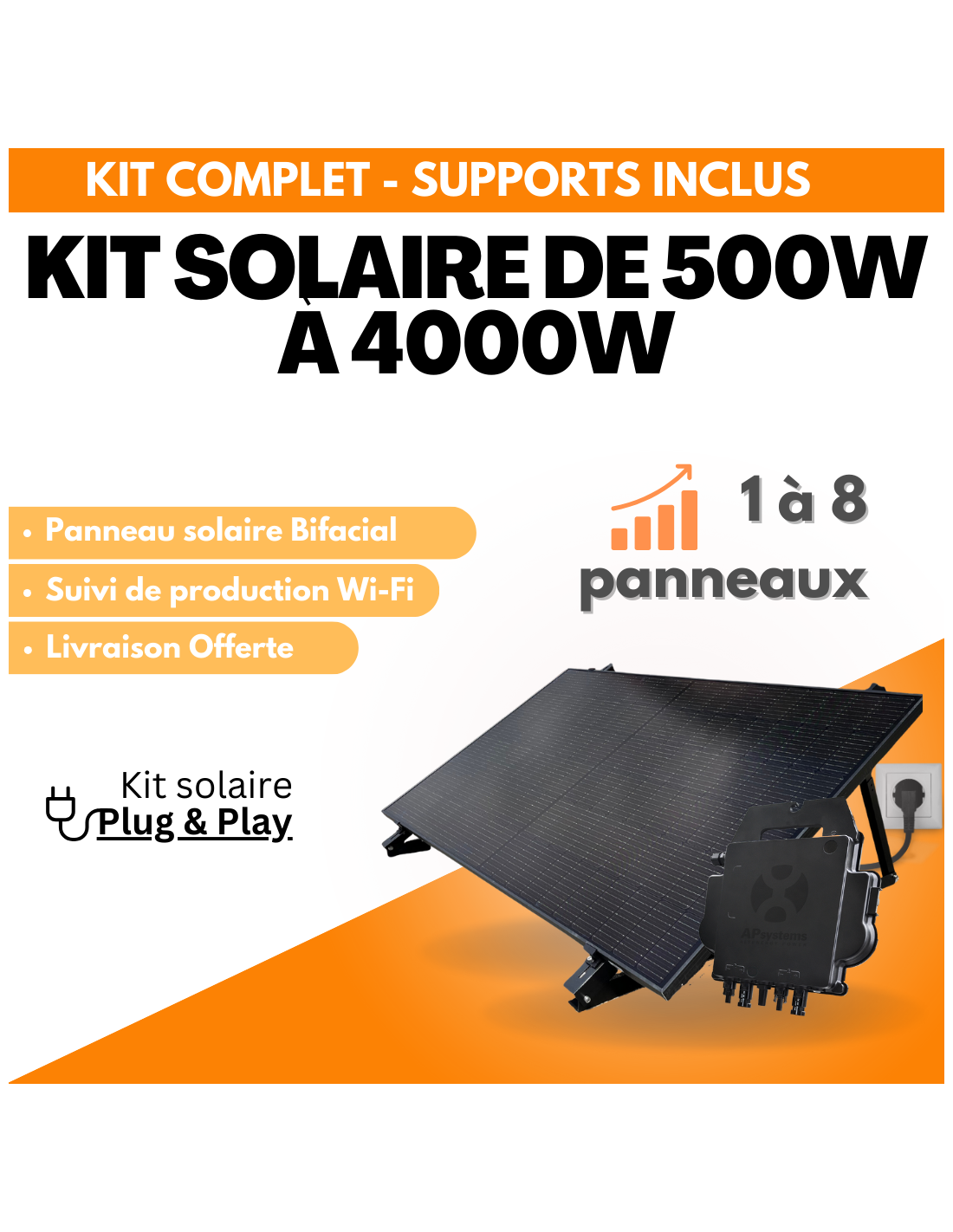 découvrez notre kit photovoltaïque complet, idéal pour tirer parti de l'énergie solaire. facile à installer, il vous permettra de réduire vos factures d'électricité tout en contribuant à la protection de l'environnement. profitez d'une solution durable et rentable pour votre maison ou votre entreprise.
