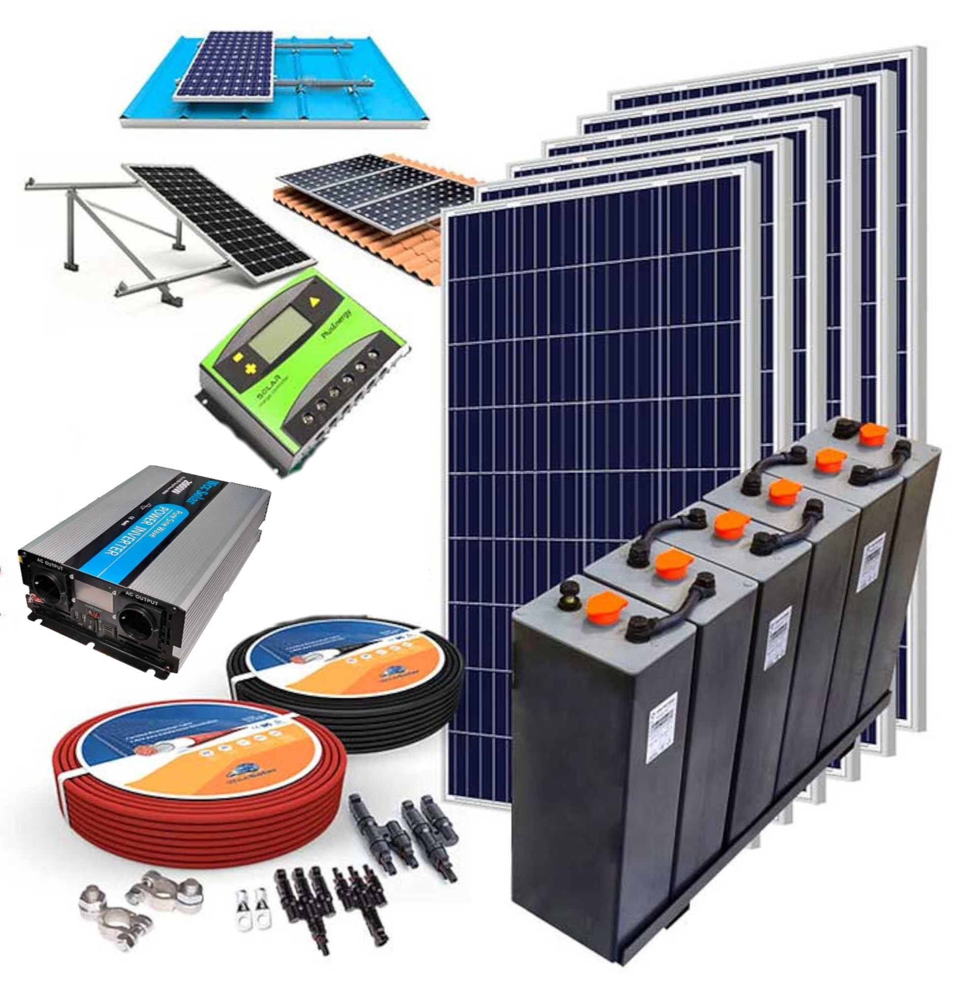 découvrez notre kit solaire 3000w, une solution énergétique complète et écologique pour alimenter vos appareils. profitez d'une installation facile, d'une performance optimale et d'une réduction significative de votre facture d'électricité. optez pour l'énergie renouvelable avec notre kit solaire de haute qualité, idéal pour les maisons et les petits projets.