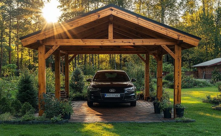 découvrez notre gamme d'abris pour voiture, conçus pour protéger votre véhicule des intempéries tout en s'intégrant harmonieusement dans votre jardin. profitez d'une solution pratique et esthétique pour préserver l'état de votre automobile.
