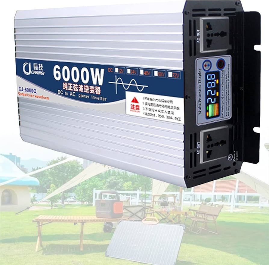 découvrez notre onduleur 6000w, idéal pour assurer une alimentation stable et fiable pour vos appareils électriques. parfait pour les particuliers et les professionnels, il offre une protection contre les surtensions et une performance optimale pour vos besoins énergétiques.