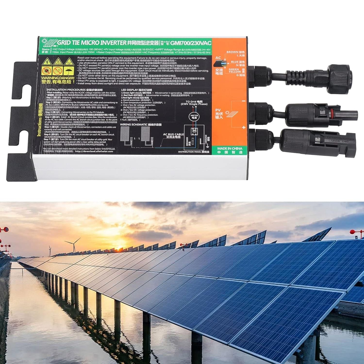 découvrez notre panneau solaire 600w, idéal pour maximiser votre production d'énergie renouvelable. écologique et efficace, ce module vous permettra de réduire vos factures d'électricité tout en contribuant à la préservation de l'environnement. optez pour l'énergie verte dès aujourd'hui!