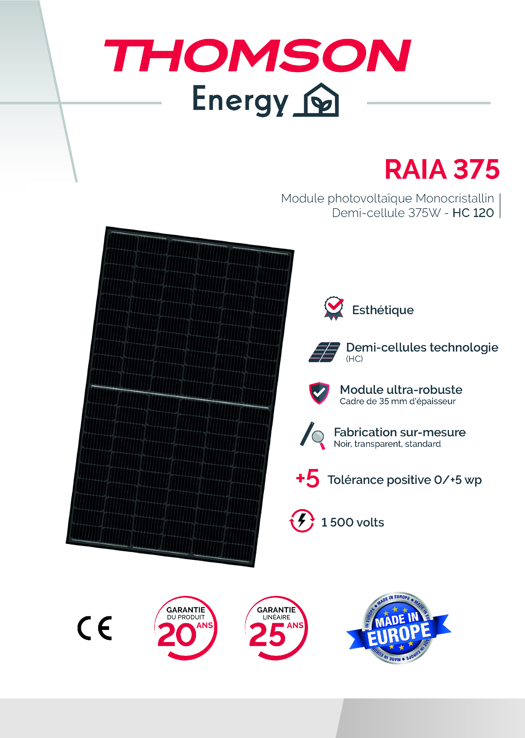 découvrez les panneaux solaires thomson, alliant performance et fiabilité pour une énergie renouvelable efficace. optez pour une solution durable et écologique pour réduire votre empreinte carbone tout en optimisant vos économies d'énergie.