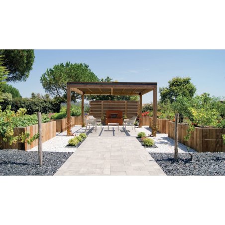 découvrez notre pergola bois auto, idéale pour sublimer votre espace extérieur. offrez-vous un abri élégant et durable qui allie esthétisme et praticité. parfait pour créer une ambiance chaleureuse dans votre jardin tout en vous protégeant du soleil.