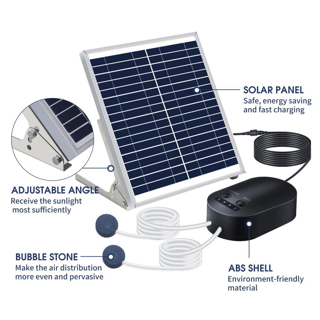 découvrez notre pompe solaire pour aquarium, une solution écologique et économique pour optimiser la circulation de l'eau tout en utilisant l'énergie solaire. idéale pour maintenir vos poissons et plantes aquatiques en pleine santé, cette pompe silencieuse et efficace s'intègre facilement dans tous types d'aquariums.