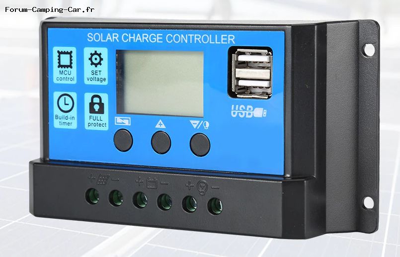 découvrez notre régulateur solaire spécialement conçu pour camping-cars, idéal pour optimiser la recharge de vos batteries grâce à une gestion intelligente de l'énergie solaire. profitez de votre aventure en toute autonomie tout en préservant la durée de vie de votre matériel.