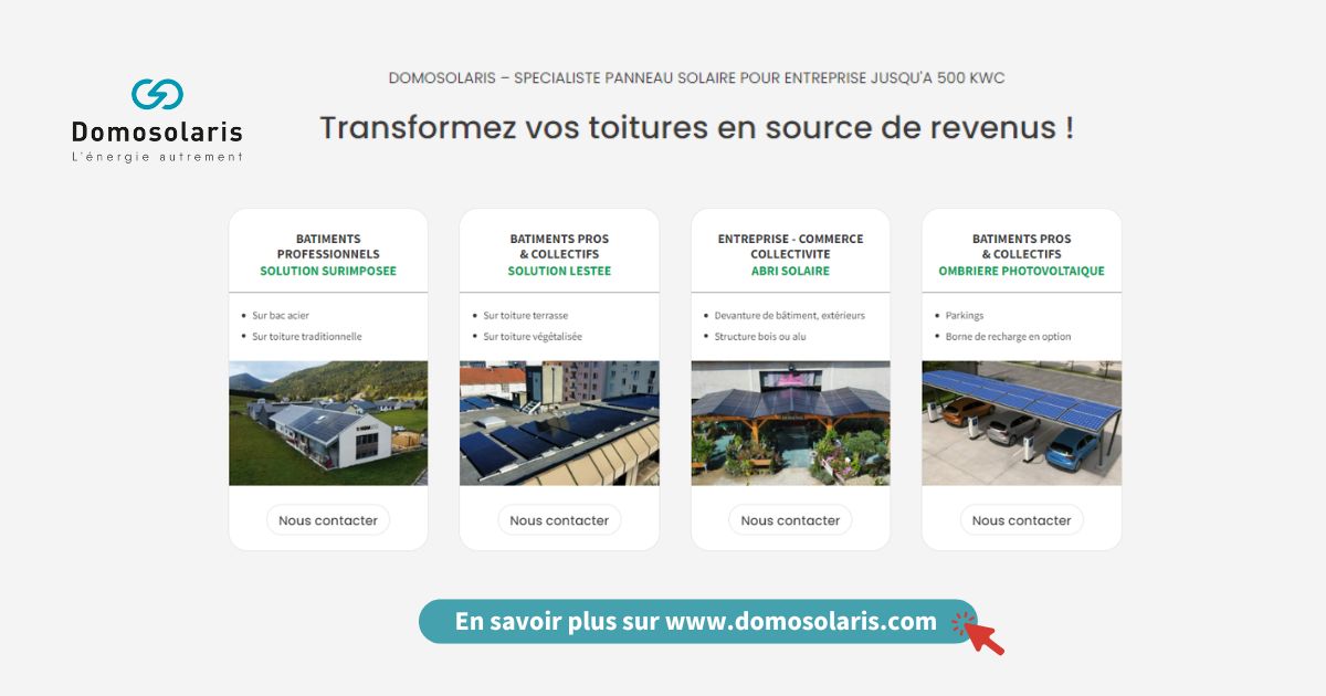 découvrez comment les entreprises profitent des solutions solaires rentables pour réduire leurs coûts énergétiques tout en contribuant à la transition écologique. optimisez votre investissement dans les énergies renouvelables et améliorez votre image de marque.