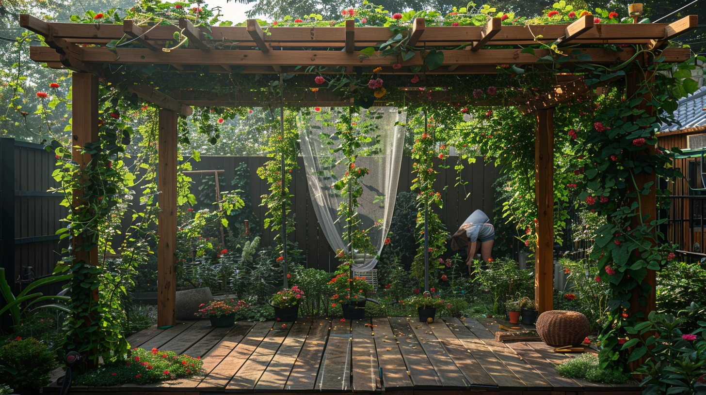 découvrez les multiples avantages d'une pergola pour embellir votre jardin. cet espace extérieur protégé vous permet de profiter de la nature tout en vous offrant de l'ombre et une ambiance agréable. idéale pour des moments de détente ou des repas en plein air, la pergola est un atout incontournable pour votre maison.