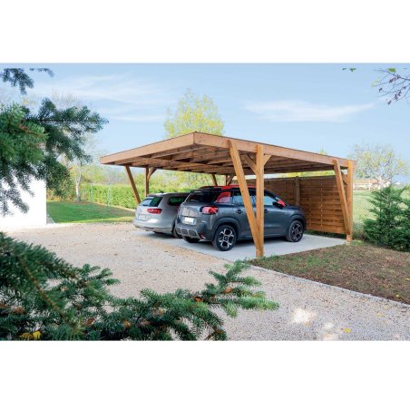 découvrez notre abri pour 2 voitures, une solution pratique et élégante pour protéger vos véhicules des intempéries. conçu avec des matériaux de qualité, cet abri offre un espace suffisant pour accueillir deux voitures tout en rehaussant l'esthétique de votre jardin. profitez d'une installation facile et d'une durabilité accrue pour assurer la sécurité de vos voitures.