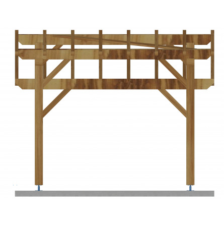 découvrez notre abri 3 pans idéal pour protéger vos espaces extérieurs. facile à installer, robuste et esthétique, il s'adapte parfaitement à tous vos besoins d'abri, que ce soit pour un jardin, une terrasse ou un espace de rangement.