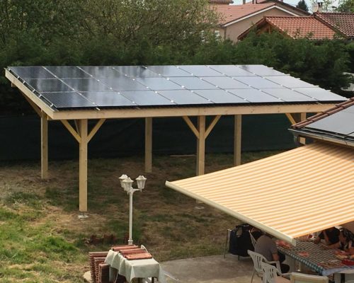 découvrez notre abri solaire pv, une solution innovante pour protéger vos espaces tout en générant de l'énergie verte. profitez d'un abri esthétique et fonctionnel, idéal pour le jardin, le stationnement ou l'extérieur, tout en réduisant votre empreinte carbone.