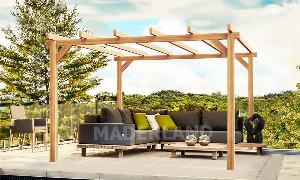 découvrez notre abri soleil en bois, parfait pour profiter de vos espaces extérieurs tout en étant à l'abri des rayons du soleil. élégant et durable, cet abri se marie harmonieusement avec votre jardin tout en offrant confort et style.