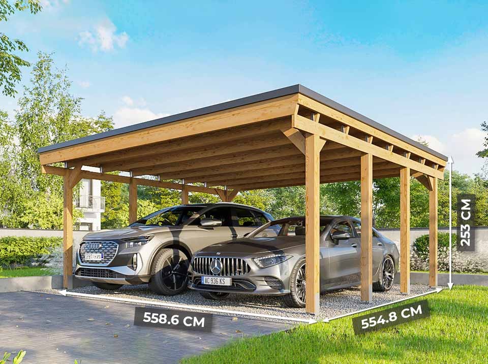 découvrez notre gamme d'abris voiture en bois, alliant esthétique et protection pour votre véhicule. fabriqués avec des matériaux de qualité, nos abris offrent une solution durable et élégante pour préserver votre voiture des intempéries. idéal pour embellir votre jardin tout en assurant la sécurité de votre automobile.