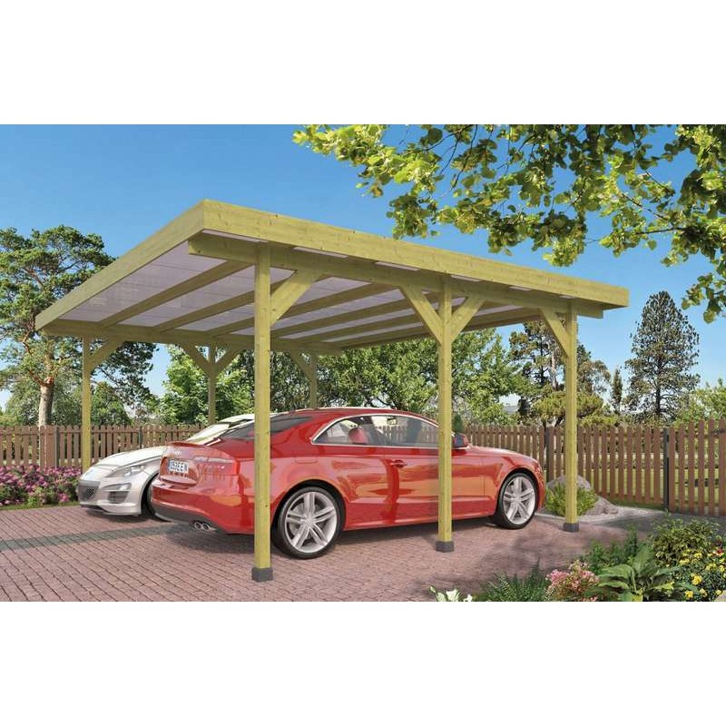 découvrez notre abri voiture double, la solution idéale pour protéger efficacement vos véhicules des intempéries. fabriqué avec des matériaux de qualité, notre abri allie praticité et esthétisme. offrez à vos voitures un espace de stationnement sécurisé et durable.