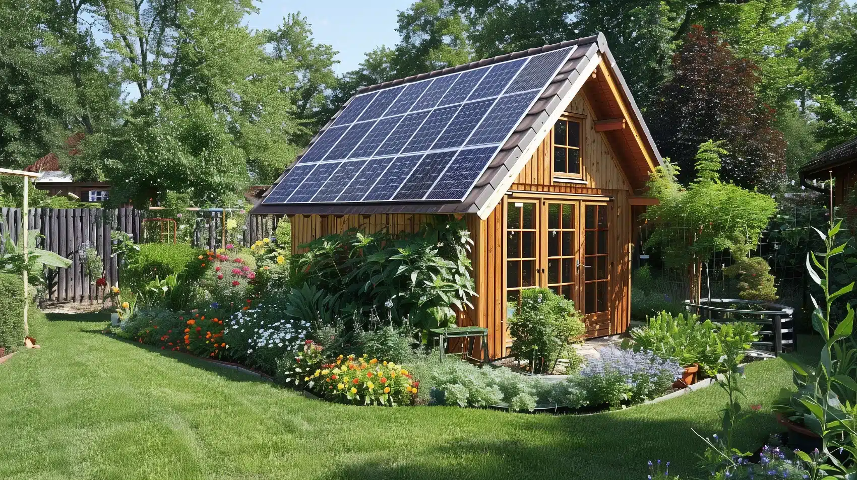 découvrez nos abris de jardin solaires, alliant écologie et praticité. profitez d'un espace extérieur confortable et durable tout en réduisant votre empreinte carbone. idéal pour le stockage ou un coin détente, ces abris sont conçus pour vous accompagner dans vos projets de jardinage.