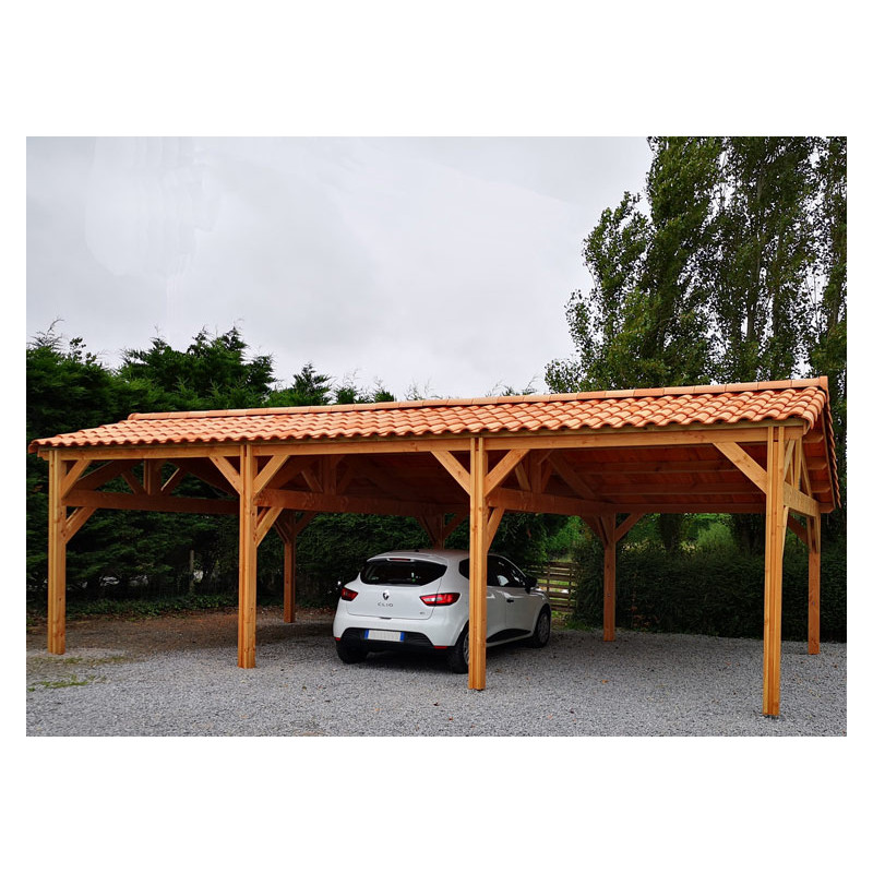 découvrez nos abris voitures en bois, alliant élégance et solidité. protégez votre véhicule des intempéries tout en ajoutant une touche esthétique à votre jardin. un choix durable et esthétique pour un garage à ciel ouvert.