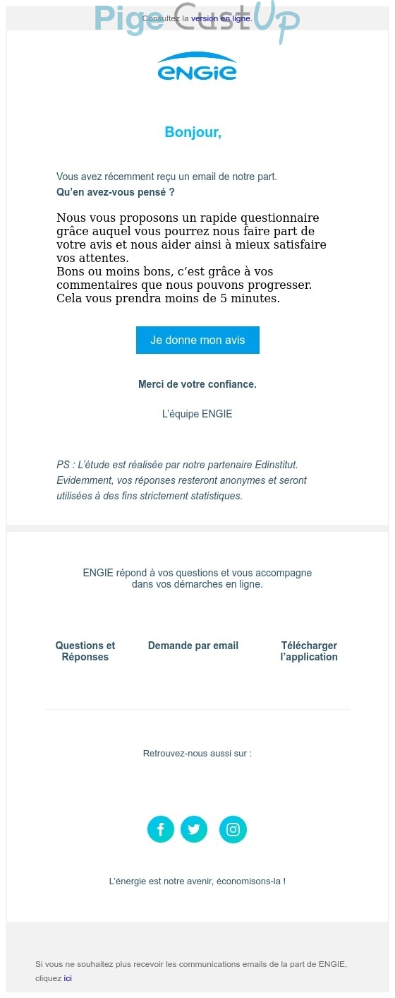 découvrez les avis d’utilisateurs sur engie, le fournisseur d'énergie qui s'engage pour une énergie 100% verte. comparez opinions et expériences pour faire le meilleur choix énergétique et bénéficiez de conseils pratiques pour optimiser votre consommation.