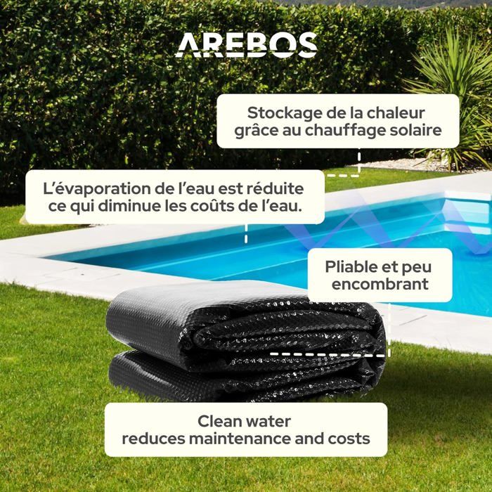 découvrez notre gamme de bâches solaires pour piscines, conçues pour chauffer l'eau naturellement tout en protégeant votre piscine des débris. économisez de l'énergie et prolongez votre saison de baignade grâce à nos bâches de qualité supérieure, disponibles en plusieurs tailles et designs.