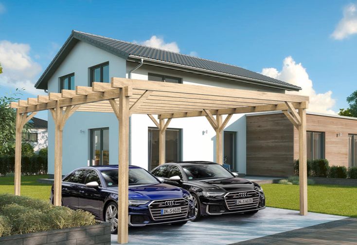 découvrez notre carport pour 2 voitures, une solution pratique et élégante pour protéger vos véhicules des intempéries. fabriqué avec des matériaux durables, il s'intègre parfaitement à votre espace extérieur tout en offrant un accès facile. idéal pour maximiser l'espace de stationnement tout en ajoutant une touche de style à votre maison.