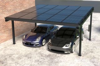 découvrez notre carport conçu pour accueillir deux voitures, alliant style et fonctionnalité. protégez vos véhicules des intempéries tout en embellissant votre jardin avec cette structure durable et esthétique.