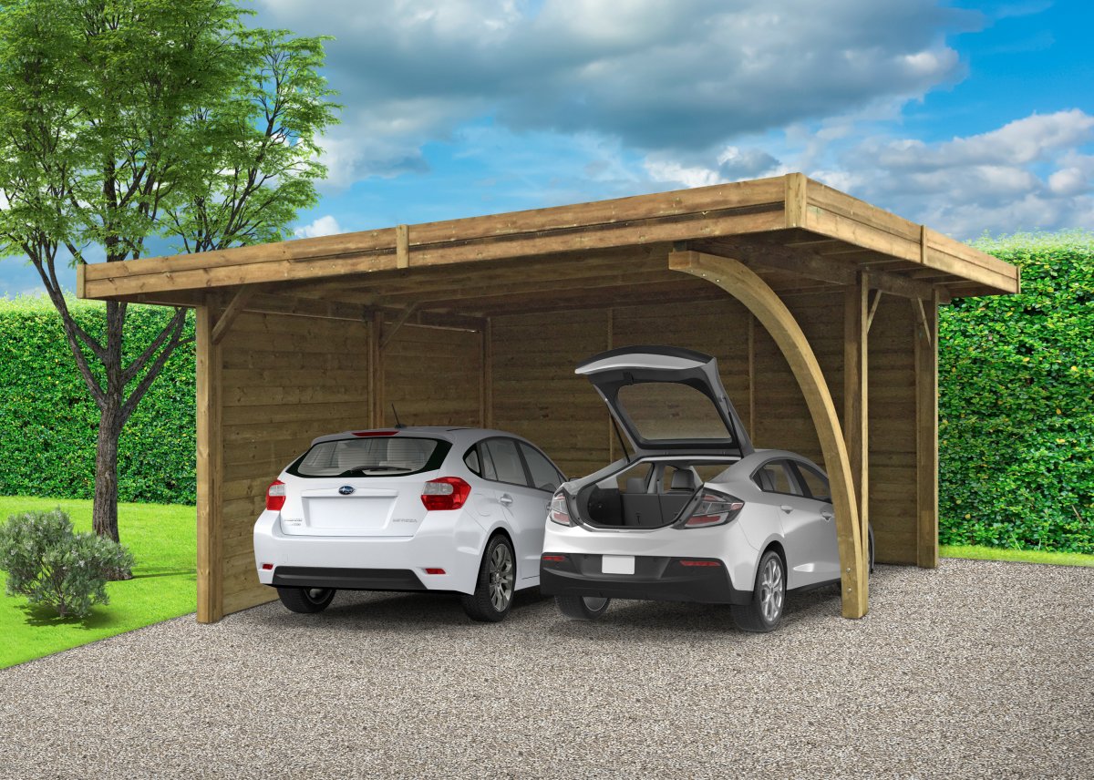 découvrez notre carport spacieux pouvant accueillir jusqu'à 2 voitures, conçu pour protéger vos véhicules des intempéries tout en ajoutant une touche d'élégance à votre extérieur. fabriqué avec des matériaux de haute qualité, il est à la fois durable et esthétique.