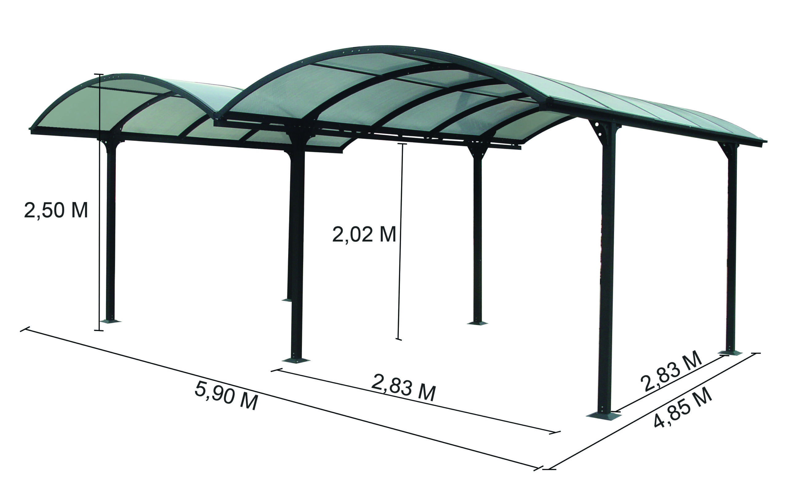découvrez notre carport 2 voitures, la solution idéale pour abriter efficacement vos véhicules tout en ajoutant une touche esthétique à votre extérieur. fabriqué avec des matériaux de qualité, il offre robustesse et style pour protéger vos voitures des intempéries.