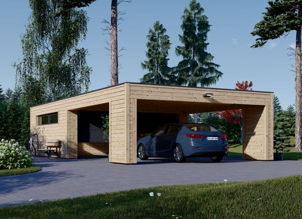 découvrez notre carport spacieux de 50m², idéal pour protéger vos véhicules des intempéries tout en ajoutant une touche esthétique à votre extérieur. résistant et polyvalent, il s'adapte à tous vos besoins.