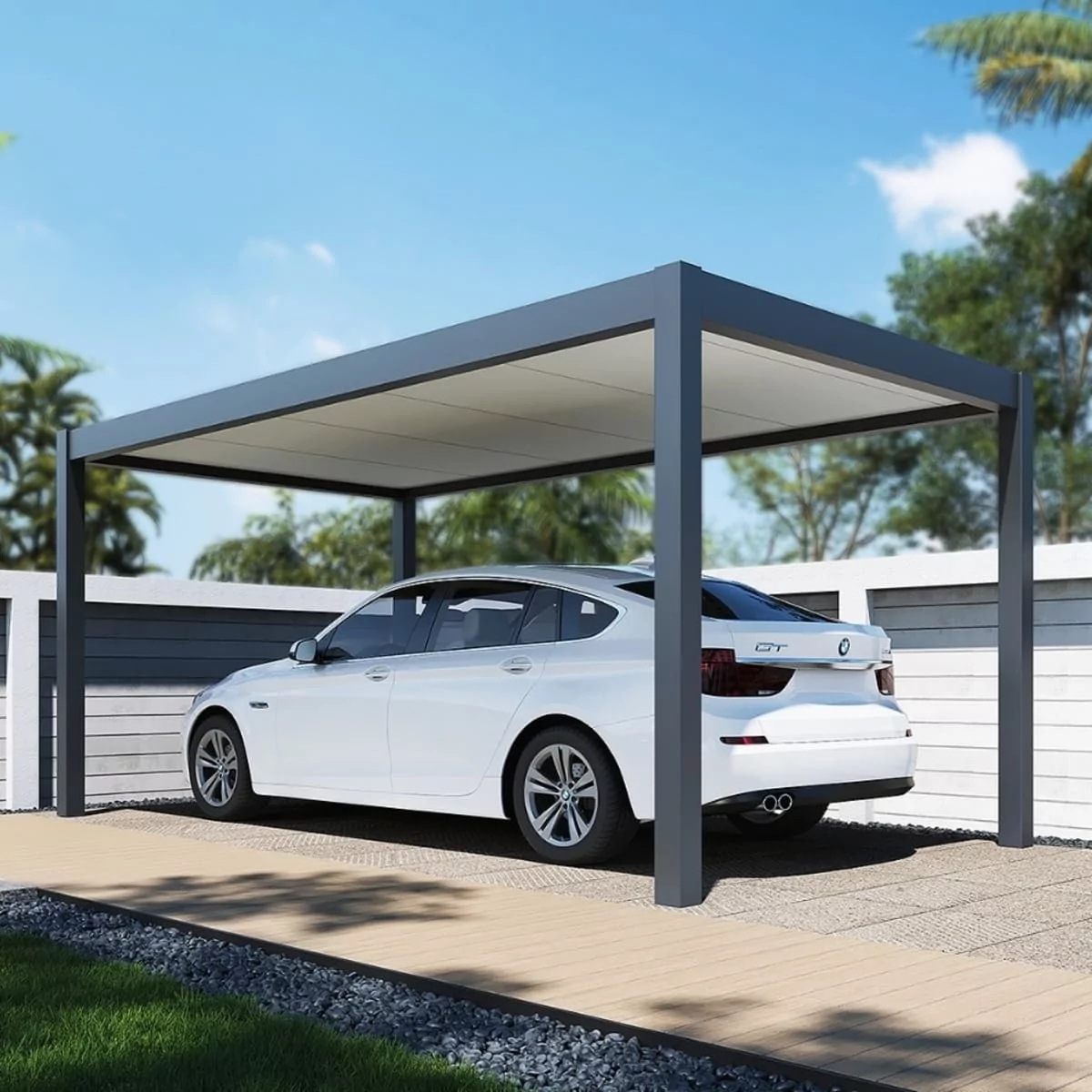 découvrez notre sélection de carports élégants et fonctionnels, conçus pour protéger votre véhicule des intempéries tout en s'intégrant parfaitement à votre environnement. choisissez parmi différents styles et matériaux pour un aménagement extérieur pratique et esthétique.