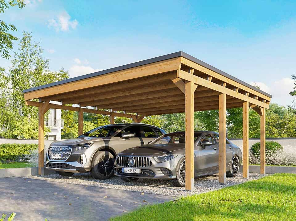 découvrez notre sélection de carports en bois, alliant esthétisme et fonctionnalité. protégez votre véhicule des intempéries tout en ajoutant une touche naturelle à votre extérieur. idéal pour les garages ouverts, nos carports en bois sont fabriqués avec des matériaux de haute qualité, garantissant durabilité et style.