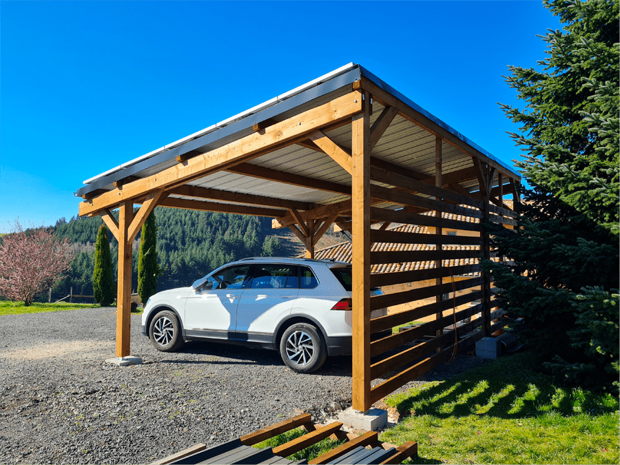 découvrez notre sélection de carports en bois, alliant esthétisme et fonctionnalité. protégez votre véhicule des intempéries tout en ajoutant une touche naturelle à votre espace extérieur. faciles à installer et durables, nos carports sont conçus pour s'adapter à tous vos besoins.