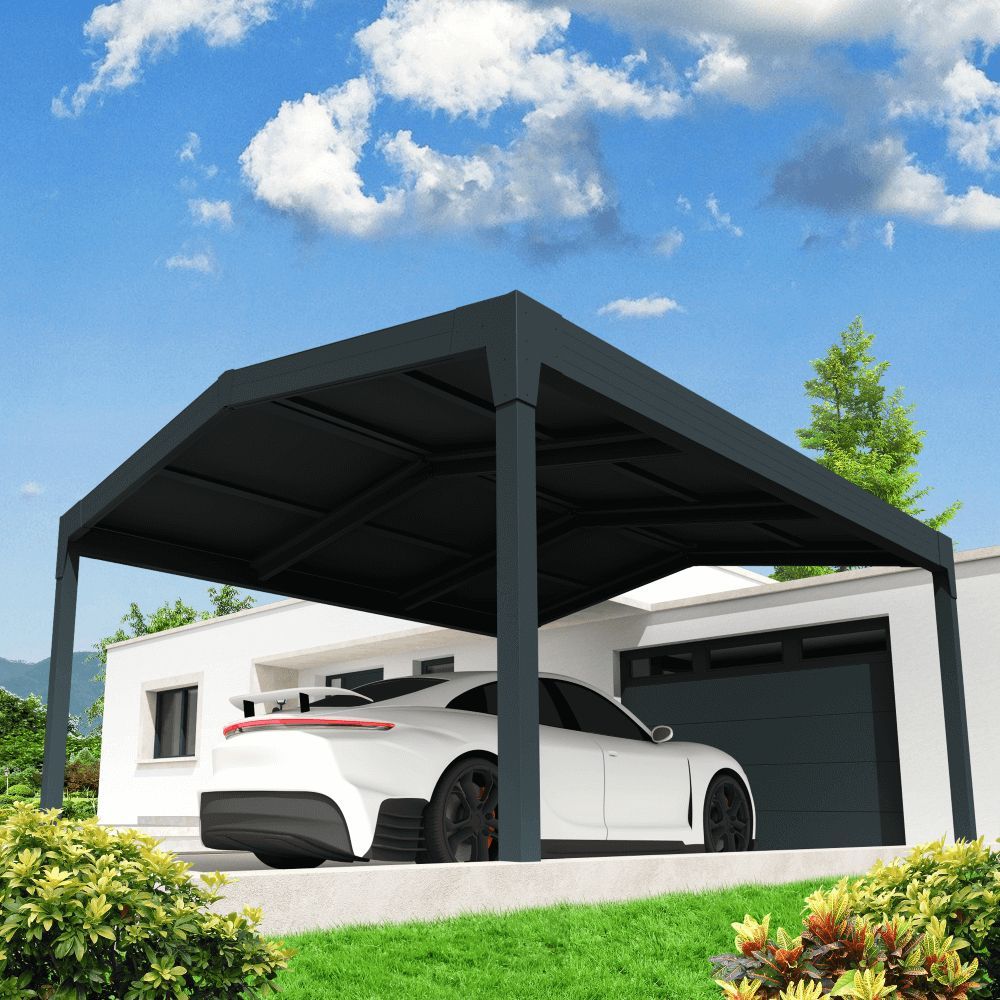 découvrez notre carport solaire 2 places, une solution innovante alliant élégance et durabilité. protégez vos véhicules des intempéries tout en produisant votre propre énergie renouvelable grâce à des panneaux solaires intégrés. optimisez votre espace extérieur tout en contribuant à la planète.