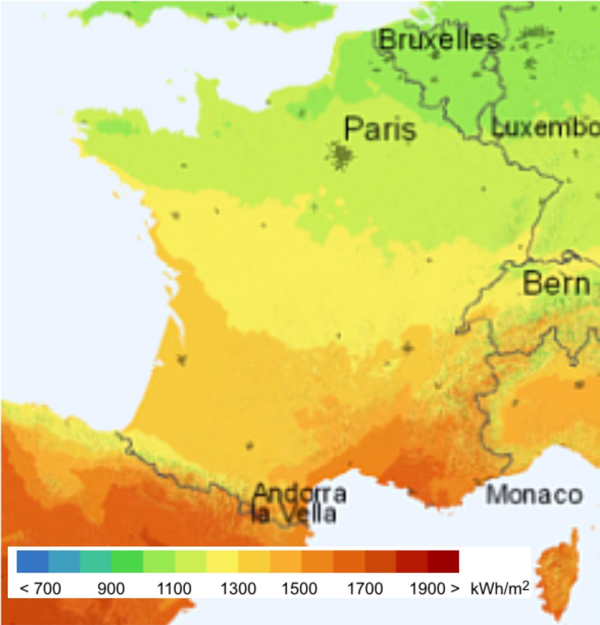 découvrez notre carte solaire de la france, qui vous offre une vue d'ensemble des potentiels d'ensoleillement par région. idéale pour les projets d'énergie solaire, cette carte interactive vous aidera à optimiser vos investissements dans les énergies renouvelables.