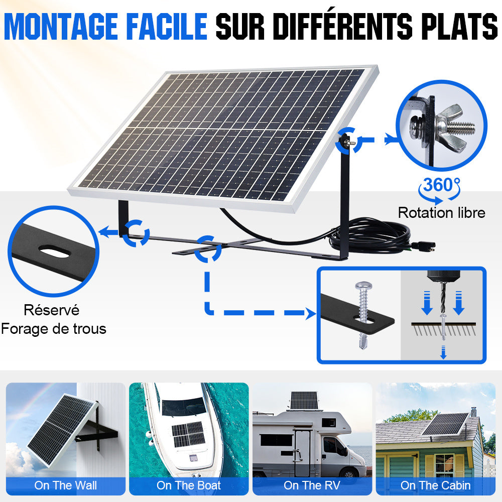 découvrez notre chargeur solaire innovant, idéal pour recharger vos appareils électroniques en toute autonomie grâce à l'énergie renouvelable. compact et léger, il s'emporte facilement partout et garantit une alimentation durable lors de vos aventures en plein air.