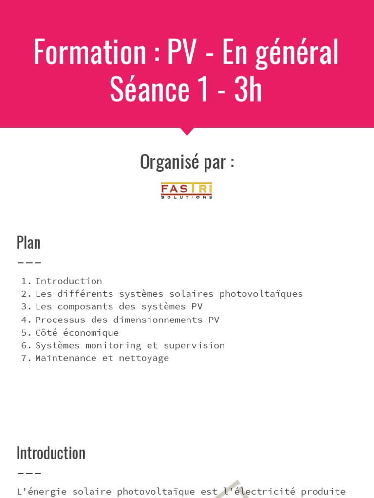 découvrez notre cours pv qui vous plonge dans l'univers de la production de valeurs, adapté aux étudiants et professionnels. apprenez les concepts clés, les outils pratiques et les applications dans divers domaines pour exceller dans votre carrière.