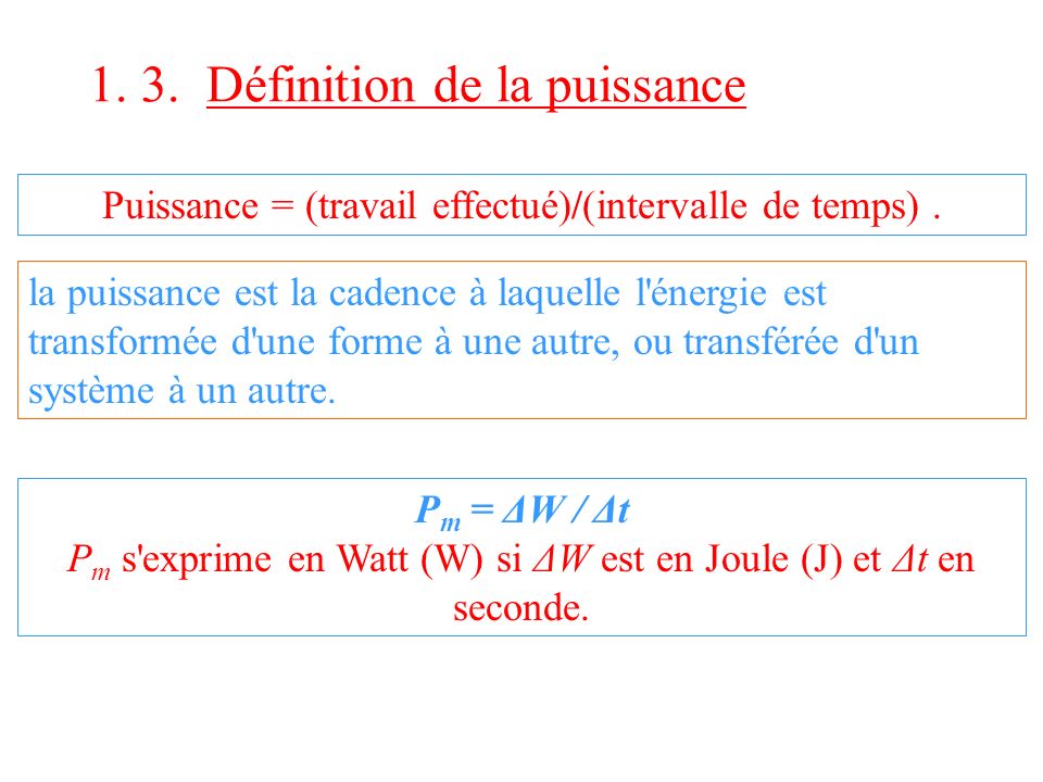 découvrez la définition de la puissance, un concept clé en physique et en mathématiques, qui exprime la capacité d'un système à réaliser un travail dans un temps donné. explorez les différentes dimensions de ce terme et son application dans divers domaines.