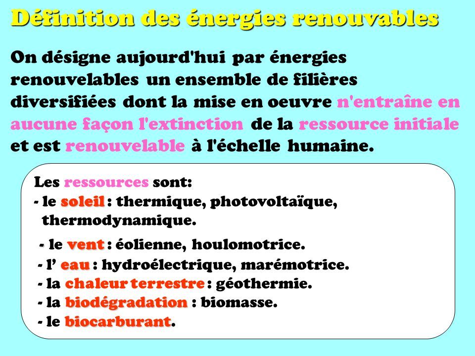 découvrez la définition de l'énergie, un concept fondamental en physique, qui décrit la capacité d'un système à effectuer un travail ou à provoquer un changement. apprenez les différentes formes d'énergie et leur importance dans notre quotidien.