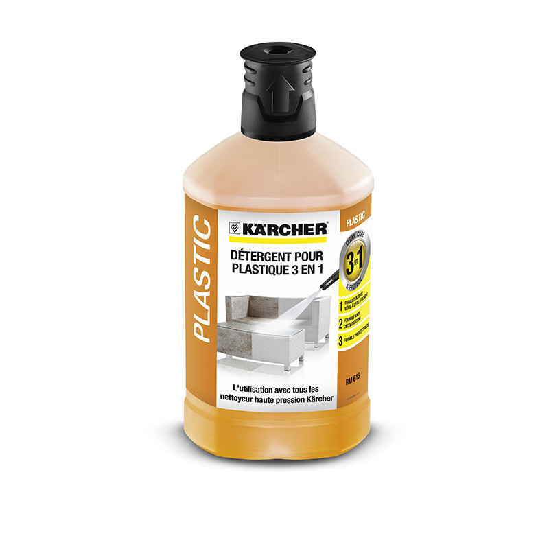 découvrez notre gamme de détergents karcher, spécialement formulés pour améliorer l'efficacité de votre nettoyeur haute pression. idéaux pour éliminer les taches tenaces sur toutes les surfaces, nos détergents garantissent un nettoyage en profondeur tout en préservant vos équipements. profitez d'un nettoyage optimal et facile avec karcher.